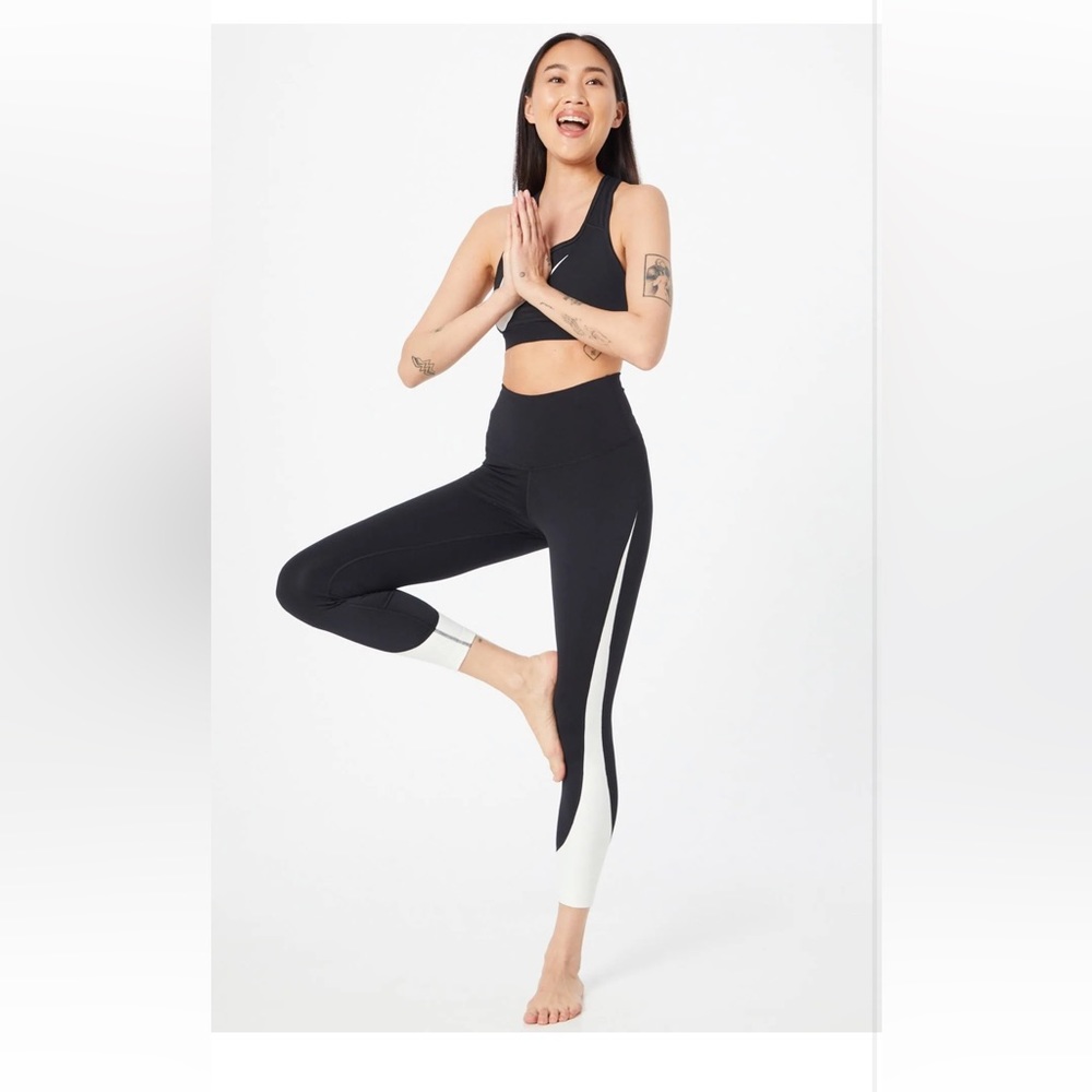 Nike Yoga Leggings Dri-FIT Colorblock 7/8 Tights XL
